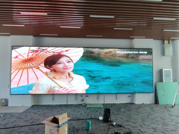 甘肃P1.53led小间距屏安装案例